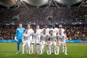 Equipo del Real Madrid.