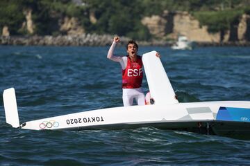Jordi Xammar celebra la medalla de bronce