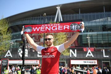 El Emirates recibe a Wenger tras el anuncio de su marcha