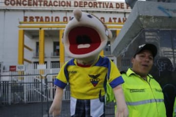 Las mejores imágenes de la previa del Ecuador - Chile