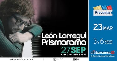 León Larregui en el Auditorio Nacional: fecha, precios y cómo comprar los boletos