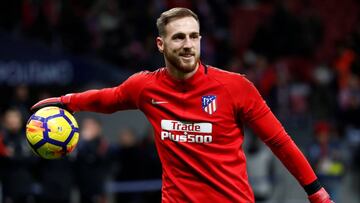 Oblak con el Atlético.
