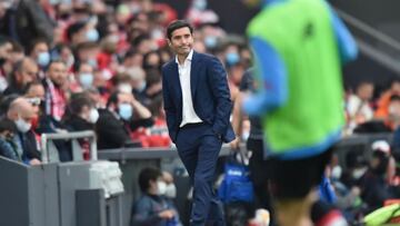 Marcelino se desespera ante el Celta en San Mamés.