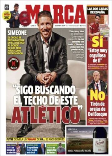 Portadas de la prensa deportiva