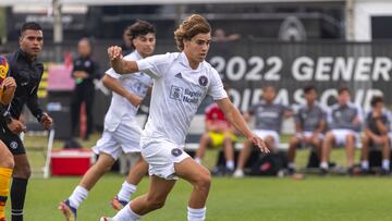 El jugador de Inter Miami, Benjamin Cremaschi, joven de 17 años de edad fue llamado por Argentina Sub 20 a pesar de estar en las juveniles de Estados Unidos.