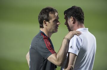 Lopetegui y Hierro.