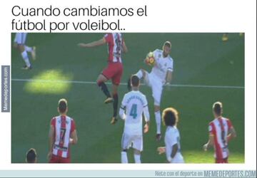 Benzema y Cristiano protagonistas de los memes del Girona-Real Madrid