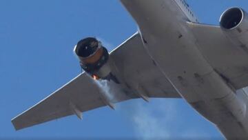 Explota en pleno vuelo el motor de un avión de United Airlines
