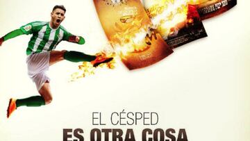Cartel del Betis para el partido contra el Leganés.