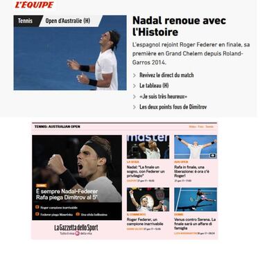 La prensa internacional, volcada con Nadal: "Revive la historia"
