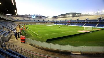 El estadio Heliodoro Rodríguez López, del CD Tenerife, antes de un partido.