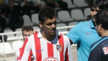 Collado, con el Atlético.