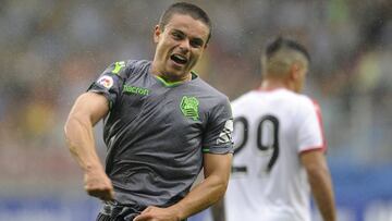 Luca Sangalli, jugador de la real Sociedad