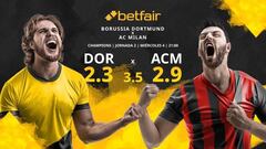 Borussia Dortmund vs. AC Milan: horario, TV, estadísticas, clasificación y pronósticos