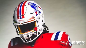 Which NFL teams have introduced new alternate helmets so far? Patriots, Falcons, Panthers...