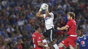 Faríñez, figura del partido entre América de Cali y Millonarios