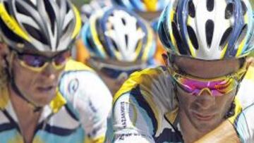 <strong>DOS LÍDERES.</strong> El Astana vive un Tour atípico con dos líderes.