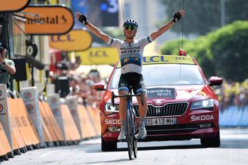 Matteo Tretin conquistó la 17ª etapa del Tour de Francia tras ser el más fuerte de los 33 fugados del día.