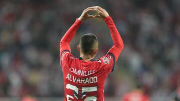  Roberto Alvarado celebrates his goal  4-1 of Guadalajara during the game Guadalajara vs Atlas, corresponding to Round 12 of the Torneo Apertura 2023 of the Liga BBVA MX, at Akron Stadium, on October 07, 2023.

<br><br>

Roberto Alvarado celebra su gol 4-1 de Guadalajara durante el partido Guadalajara vs Atlas, correspondiente a la Jornada 12 del Torneo Apertura 2023 de la Liga BBVA MX, en el Estadio Akron, el 07 de Octubre de 2023.