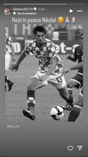 Tragedia en Croacia: muere Pokrivac, excompañero de Modric