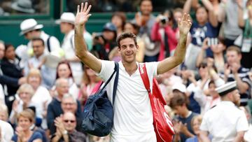 Del Potro, con la felicidad en su rostro. 