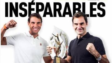 Rafa Nadal y Roger Federer, premio conjunto de L'?quipe