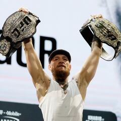 Galería: Así se vivió el pesaje previo a la MCGregor Vs Nurmagomedov