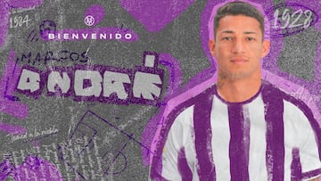 Marcos Andr¨¦ vuelve al Pucela y firma hasta 2028