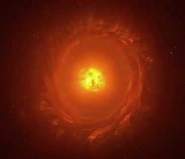 La impresionante imagen cercana de una estrella muriendo que sirve para saber más sobre su ciclo de vida