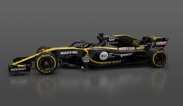 Los monoplazas de la parrilla de F1 para 2018