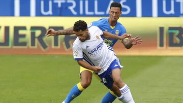 Ra&iacute; Nascimento, en el partido frente al Las Palmas.