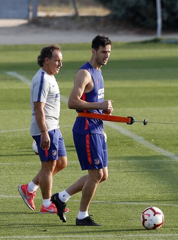 Kalinic y el 'Profe Ortega'. 