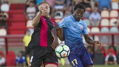 Marlos Moreno en el amistoso ante Reus 