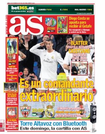 Las portadas de AS de noviembre