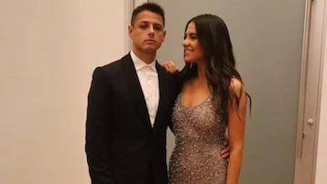 Chicharito y Sara Kohan v&iacute;a Instagram (@sarahkohan). Enero 27, 2020.