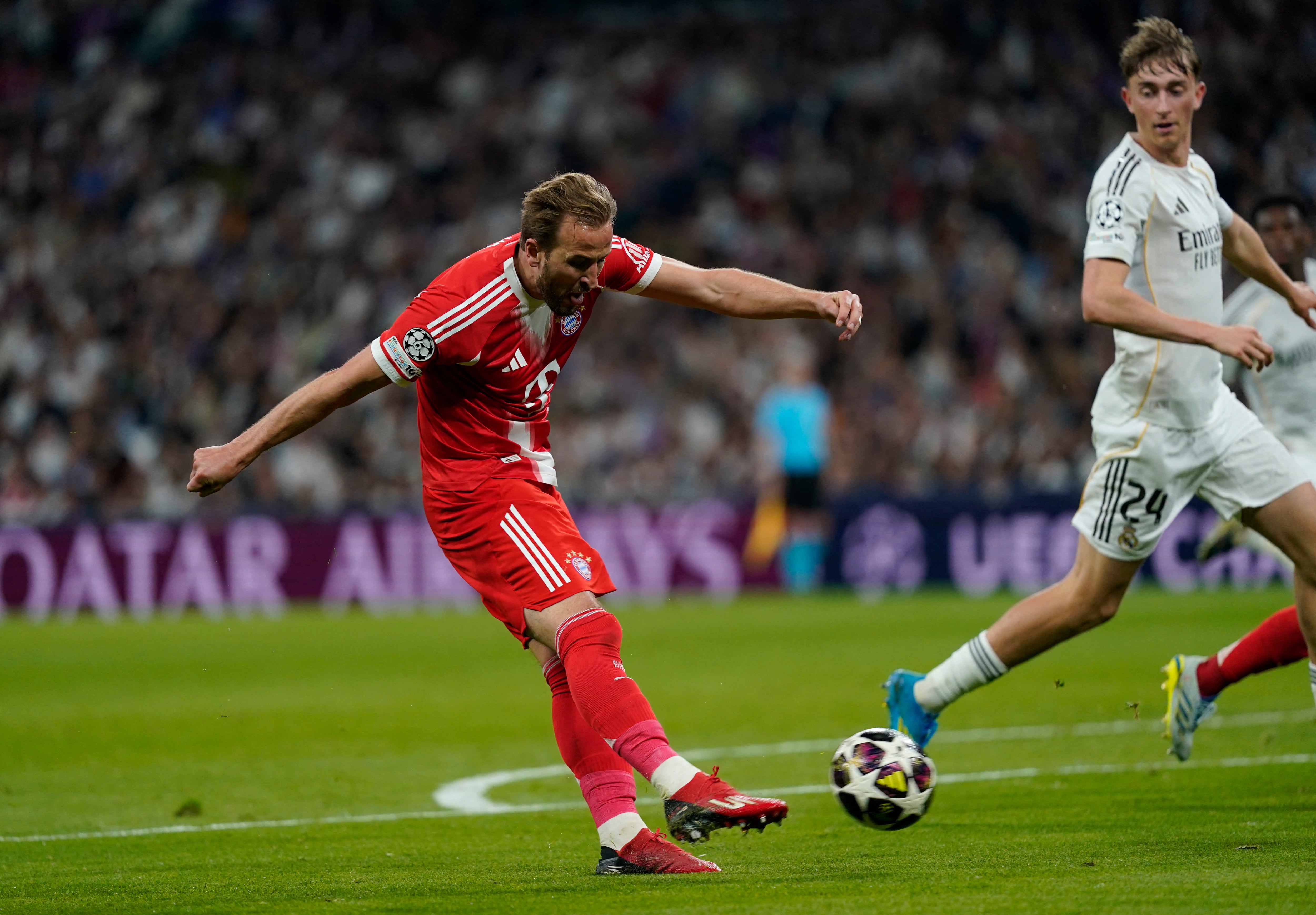 El golazo de Harry Kane que le da la victoria al Bayern ante Real Madrid