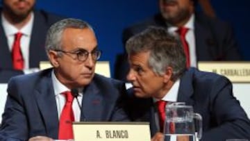 Alejandro Blanco, con Samaranch.