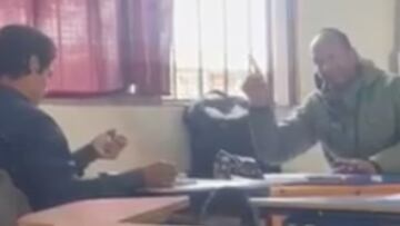 Graban a profesor amenazando a un alumno en un colegio de Chile: “Te mato con la cabeza...”