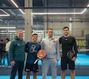 Trent ahoga las penas alucinando con Chingotto y Galán en M3 Padel Center
