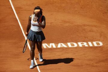 Serena Williams en el partido frente a Azarenka.