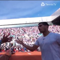 Por cosas así lo adora España y le admira el mundo: señorío de Nadal en la red con Alcaraz