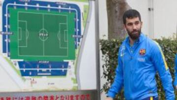 Aleix Vidal y Arda no pudieron trabajar en el estadio de la final