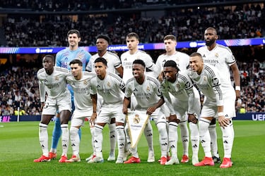 Thibaut Courtois, Aurelien Tchouameni, Raúl Asencio, Federico Valverde, Antonio Rüdiger, Ferland Mendy, Brahim Díaz, Rodrygo, Vinicius, Eduardo Camavinga y Kylian Mbappé.