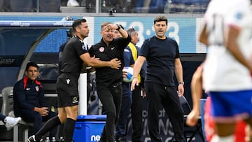 Mauricio Pochettino, entrenador de Estados Unidos, durante el partido vs Canadá por el tercer lugar de la Concacaf Nations League.
