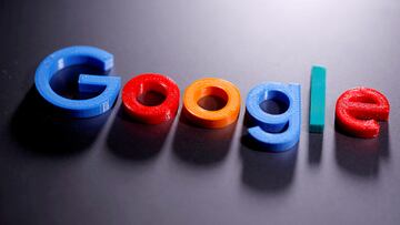 FILE PHOTO: A 3D-printed Google logo is seen in this illustration taken April 12, 2020. REUTERS/Dado Ruvic/Illustration/File Photo