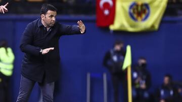 Calleja, entrenador del Villarreal.