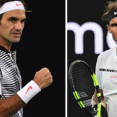 Una muestra: los puntos más increíbles de los Nadal-Federer