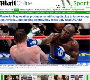 Portadas de la prensa extranjera