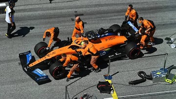 Lando Norris (McLaren MCL35). Austria, F1 2020. 