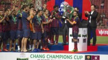 EN ASIA. El Barça viajó el pasado verano a Tailandia y Kuala Lumpur donde ingresó varios millones.